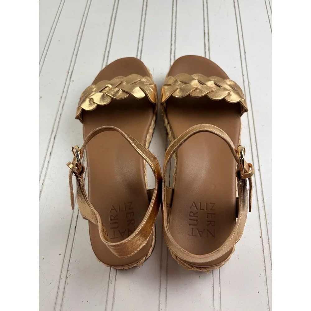Naturalizer Vintage Y2K Neila Ankle Strap Espadrille Sandals Women's Size 7M